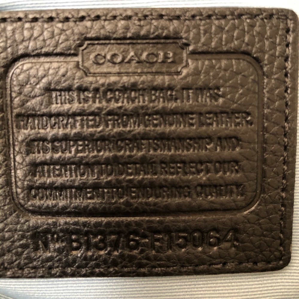 Coach black crossbody bag
